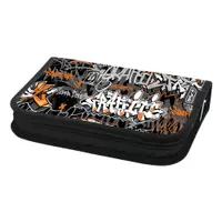 Penar echipat 1 fermoar, cu 1 clapa, 26 piese, Herlitz Doodle