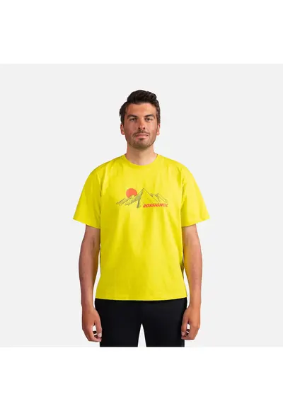 Tricou Waterfall Tee din bumbac organic - Galben