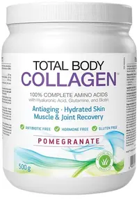 Total Body Collagen, rodie, 500 g, Natural Factors