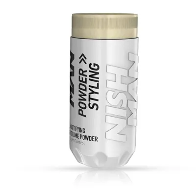 Pudra de volum - NISH MAN - Light Hold - Milky 20 gr