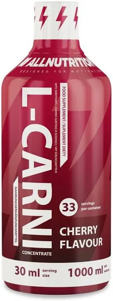 L-Carni Concentrate, cireșe, 1000 ml, AllNutrition