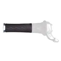 Sram Grips Lockring For Grip Shift Black-silver