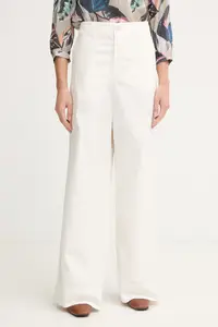 Marc Aurel pantaloni wide leg pentru femei, din bumbac cu elastan