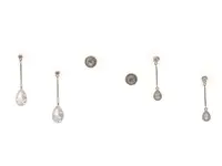 Cercei ALDO argintii, SWEETS 973, din metal