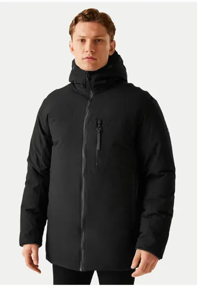 Geaca barbati - 304043291 - Poliester - Negru - Negru
