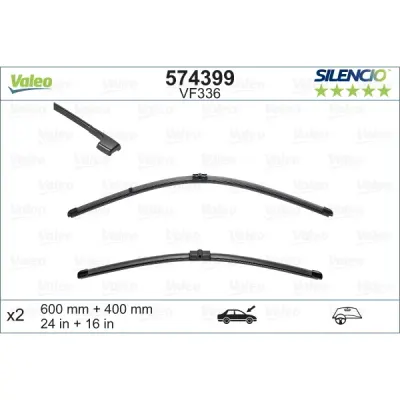 Lamela stergator VALEO 574399