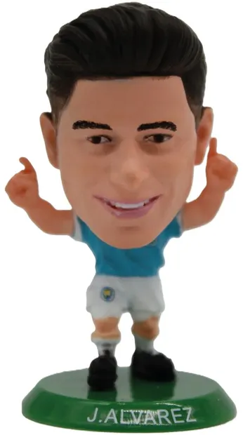 Figurină Creative Toys Sports: Soccerstarz - Manchester City Julian Alvarez Home Kit, 5 cm