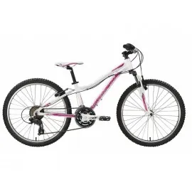Bicicleta copii 9-12 ani, 24 inch, Senza Deep Violet Aqua Teal Pearl White, Silverback S79SB201567B