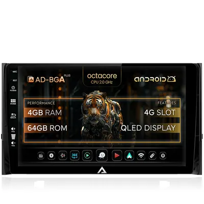 Navigatie Skoda Kodiaq, Android, A-Octacore 4GB RAM + 64GB ROM, 10.1 Inch - AD-BGA10004+AD-BGRKIT028