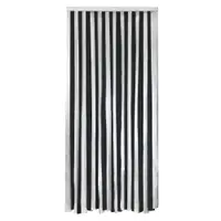 Draperie neagră/argintie termoizolantă 90x200 cm cu prindere la ușă – Maximex