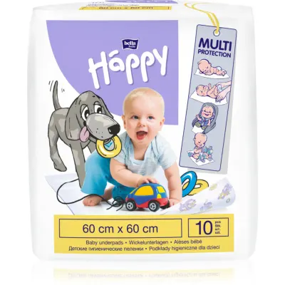 BELLA Baby Happy Baby Underpads suport pentru schimbat scutecele de unică folosință 60x60 cm 10 buc