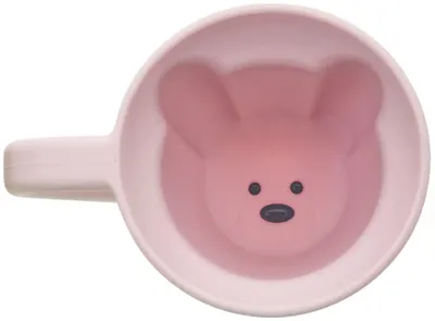 Pahare din silicon Melii - Gri și roz, 200 ml