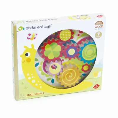 Melcul didactic din lemn, Tender Leaf Toys, 7 piese