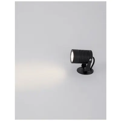 Spot FEND Negru Aluminiu & Sticla LED 5 Wat 378Lm 3000K CRI>80 100-240 Volt IP65