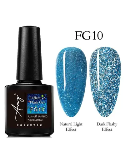Oja semipermanenta profesionala, Reflective Flash collection, 7.3ml, nuanta FG10
