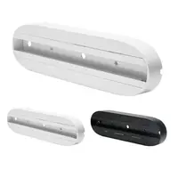 Suport oval ( 8,6cm) pentru spot sina led – negru