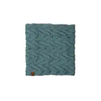 Komin na szyję damski Buff Knitted&Fleece Neckwarmer Caryn - blue glass