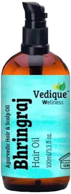 Bhringraj Ulei pentru căderea părului, mătreață și păr deteriorat, 100 ml, Dr Wakde's