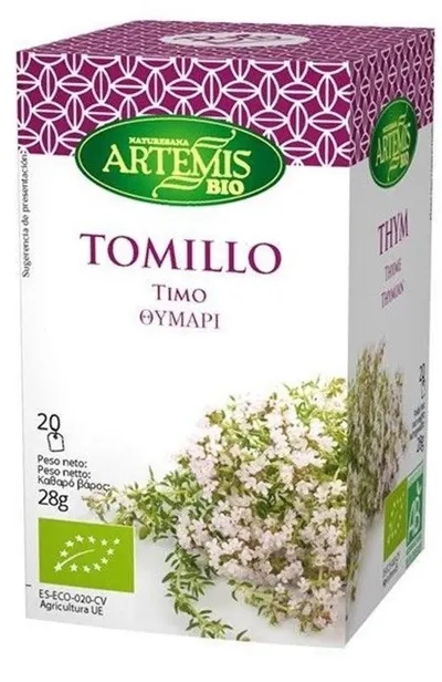 Ceai bio din cimbru, 20 pliculețe filtrante, Artemis Bio