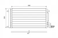 Condensator Climatizare (cu Uscator) Potrivit Audi A1; Seat Cordoba, Cordoba Vario, Ibiza Ii, Ibiza Iv, Ibiza Iv Sc, Ibiza Iv St, Ibiza Iv Hatchback, Toledo Iv; Skoda Fabia Ii 1.0-2.0d 02.93-12.22