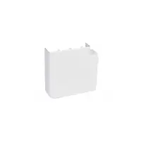Unghi plan 90° - pentru 50x180 capac flexibil snap-on DLP trunking - antimicrobial