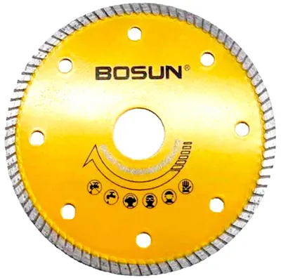 Disc diamantat Bosun D105X1 8X20mm Galben