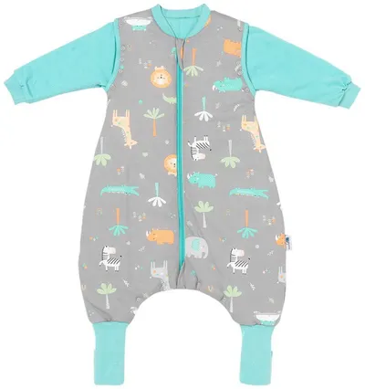 Sac de dormit cu picioruse si maneca lunga detasabila Safari 6-12 luni 3.5 Tog