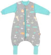 Sac de dormit cu picioruse si maneca lunga detasabila Safari 6-12 luni 3.5 Tog