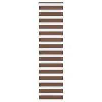 vidaXL Jaluzea tip zebra maro lățime țesătură 55,9 cm poliester