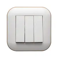 Intrerupator Triplu ST Alb Kraft Ovivo Loft, 404-010206-254
