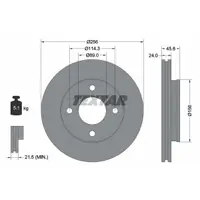 Disc frana TEXTAR 92134803