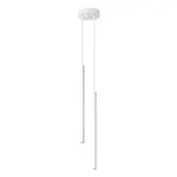 Lustră albă din metal ø 15 cm Fideus – Sollux