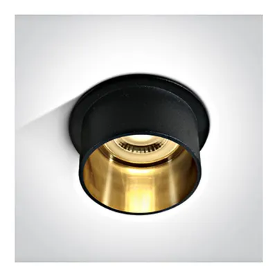 Zily D9 GU10 50W 220-240V IP20 negru-gold