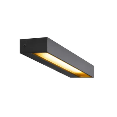 Corp iluminat de perete, aplica, lumini PEMA® perete, antracit cu LED-uri in aer liber montat pe suprafata de lumina pe perete, IP54, antracit, 3000K