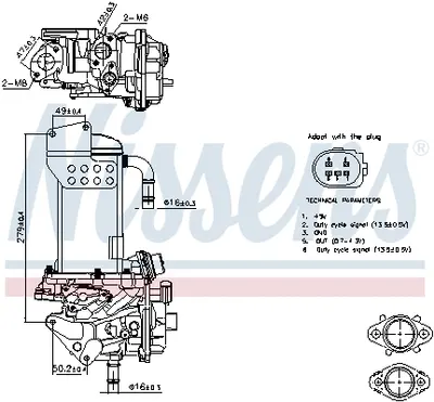 Supapa Egr Potrivit Audi A4 Allroad B8, A4 B8, A5, A6 C7, Q5; Seat Exeo, Exeo St 2.0d 11.07-09.18