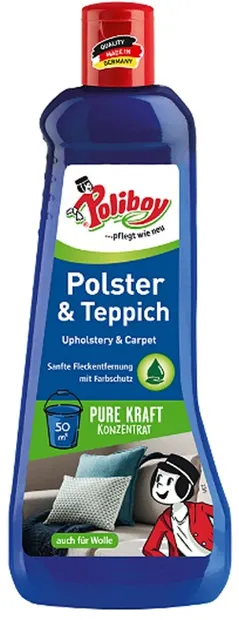 Detergent pentru tapițerii și covoare Poliboy - Concentrat, 500 ml