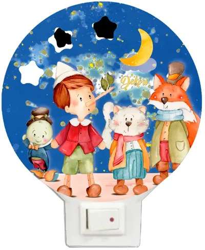 Lampă de noapte LED pentru copii Dekori - Pinocchio
