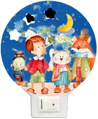 Lampă de noapte LED pentru copii Dekori - Pinocchio