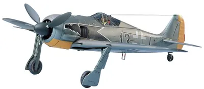 Model de asamblare TAMIYA Militar: Avioane - Avion de luptă german FW190 A-3 Focke-Wulf (TAM61037)