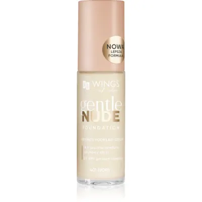 AA Wings of Color Gentle Nude Foundation fond de ten lichid cu efect de hidratare culoare 401 Ivory 30 ml
