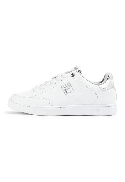 Pantofi sport din piele ecologica cu logo Courtbay - Alb murdar