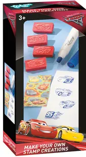 Set de creatie Totum - Decoreaza singur, Masinile, stampile