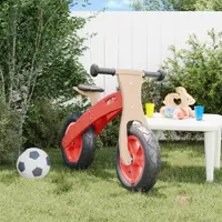 Gossi bicicleta echilibru pentru copii, cauciucuri pneumatice, rosu
