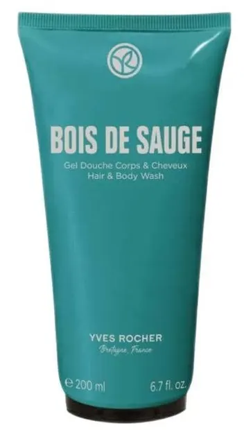 Yves Rocher Bois de Sauge Gel de duș , 200 ml