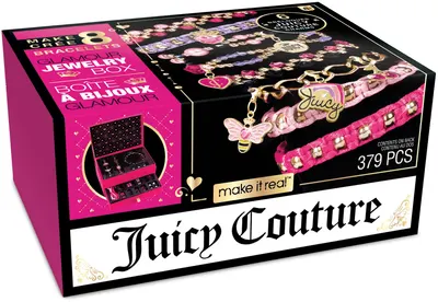 Set creativ Make it Real - Juicy Couture, cutie de bijuterii cu materiale