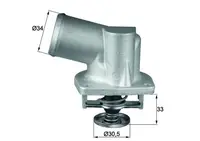 Termostat lichid racire (92 C, in carcasa) potrivit CHEVROLET TIGRA; OPEL ASTRA F, ASTRA F CLASSIC, ASTRA F KOMBI, CALIBRA A, CORSA B, OMEGA B, TIGRA, VECTRA B 1.4 1.6 2.0 08.89-01.05