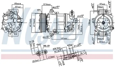 Compresor AC clima ALFA ROMEO GIULIETTA; FIAT TIPO 1.6D 2.0D dupa 2010