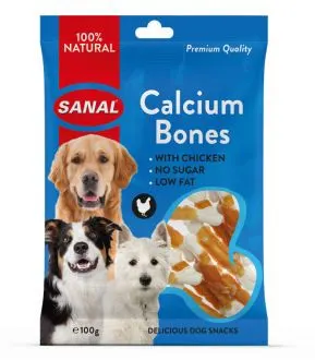 Sanal Dog Recompense Calcium Bones 100 g