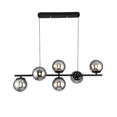 Alberto Candelabru 6xg9 Negru
