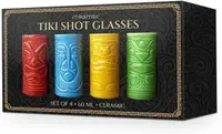 Set de căni ceramice Mikamax - Tiki, 4 buc, 60 ml